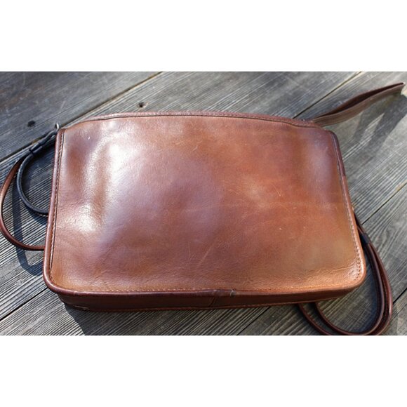 Coach Vintage - 1970s NYC Basic Bag #9455 w/ Glue in Creed, Convertible - Tabac - Picture 8 of 13